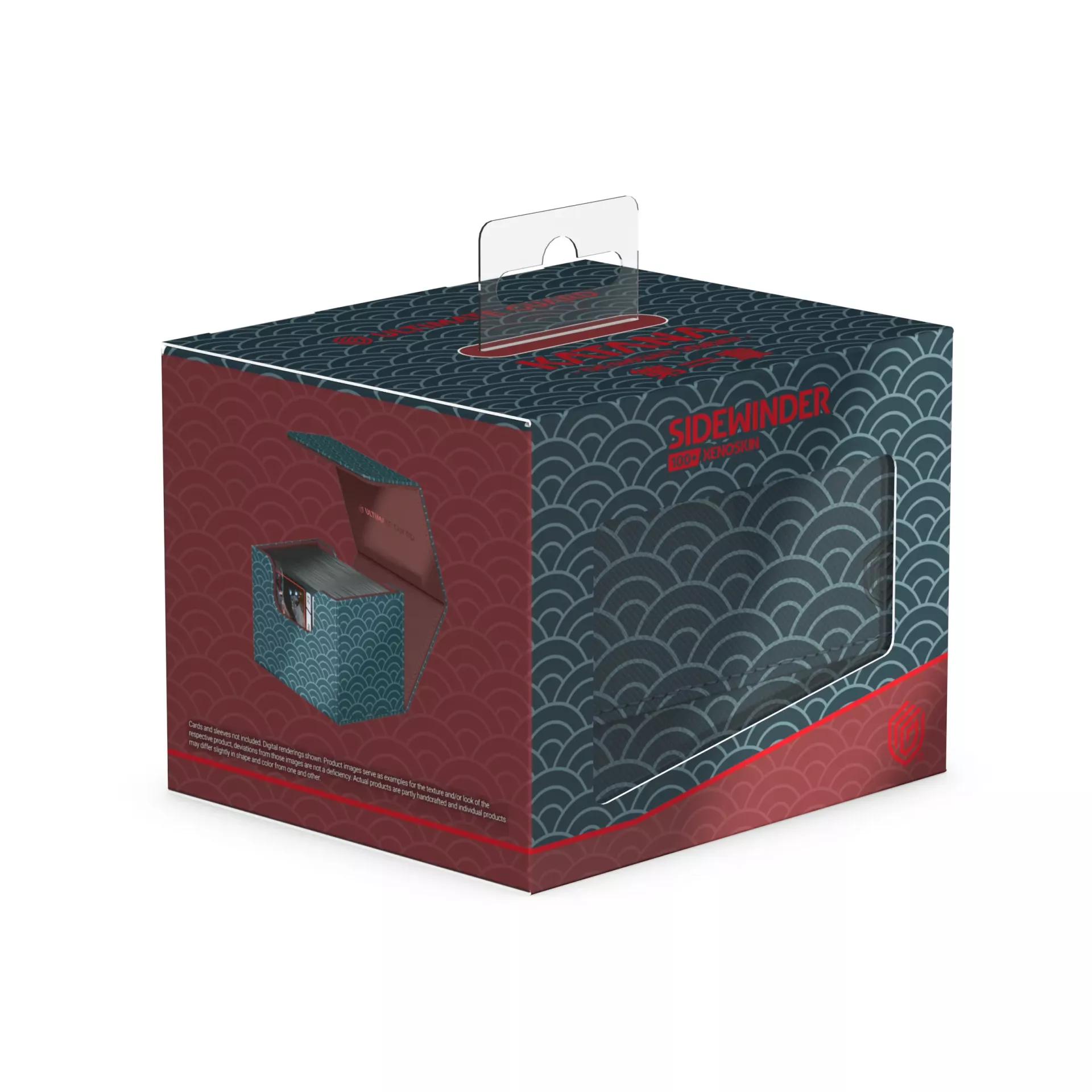 Ultimate Guard: Deck Box Sidewinder 100+ Xenoskin Shogun's Journey - Seigaiha (Dark Blue/Dark Red) Ultimate Guard: Deck Box Sidewinder 100+ Xenoskin Shogun's Journey - Seigaiha (Dark Blue/Dark Red)