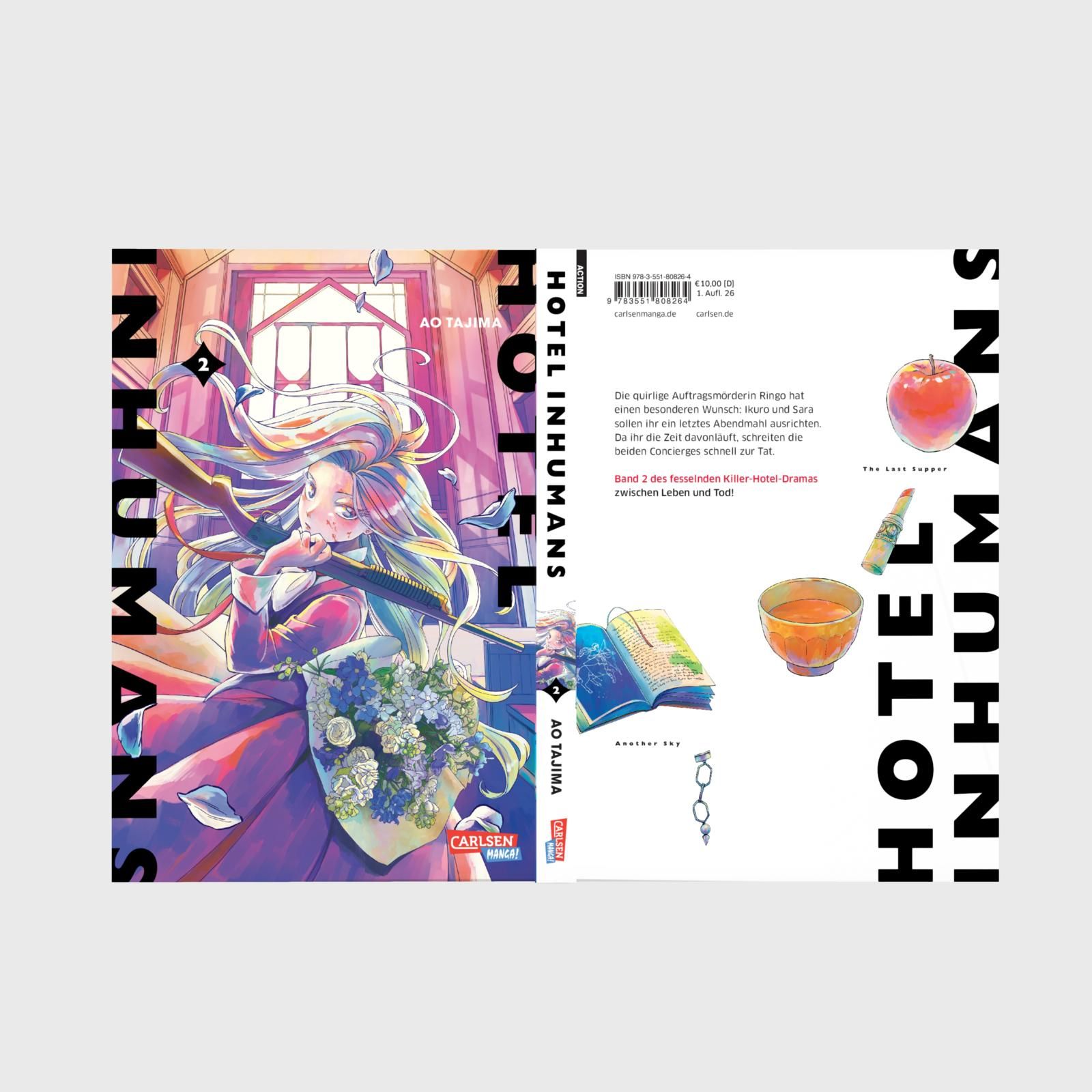 Manga, Romanze, Cover-Artwork, Blumenstrauß, Illustration