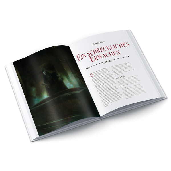 Vampire: Die Maskerade - Gehenna-Krieg Buch, Druck, Offenes Magazin, Schreckliches Erwachen, Druckseite