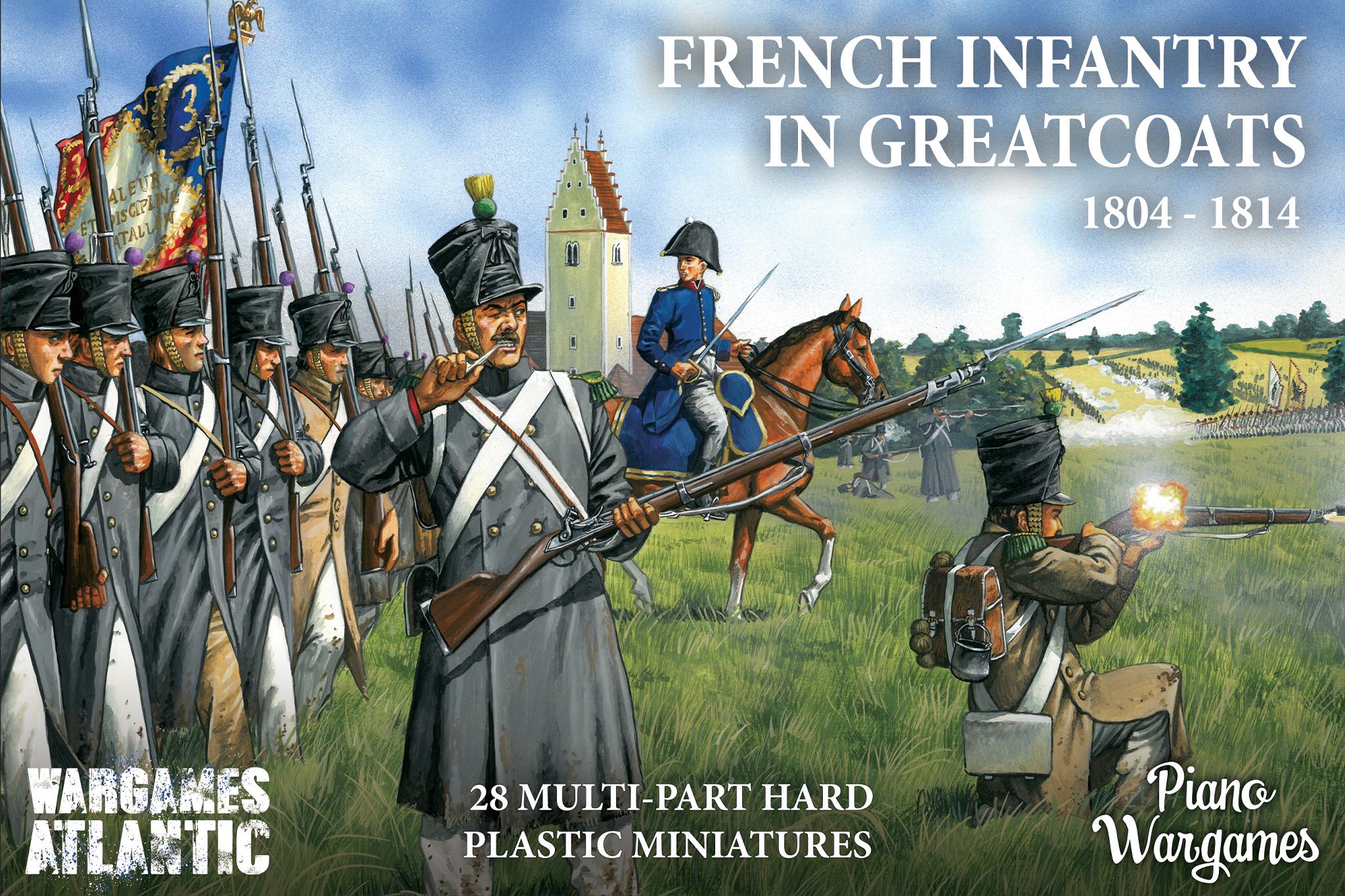 Wargames Atlantic: French Infantry in Greatcoats (1804-1814) militär, Infanterie, Kavallerie, Gewehr, Schlachtfeld