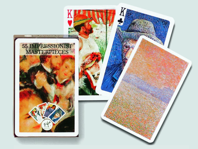 Spielkarten: 55 Impressionist Masterpieces Kartenspiele, Karten, Karten-Spiel, Impressionist, Deckungsvoll