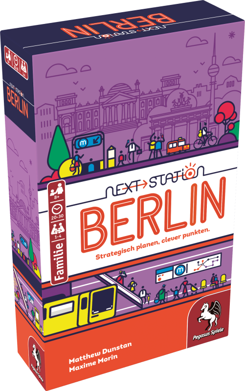 Berlijn spel, Städte-Strategie, Familienspiel, Spielen Berlin, Next Station Berlin