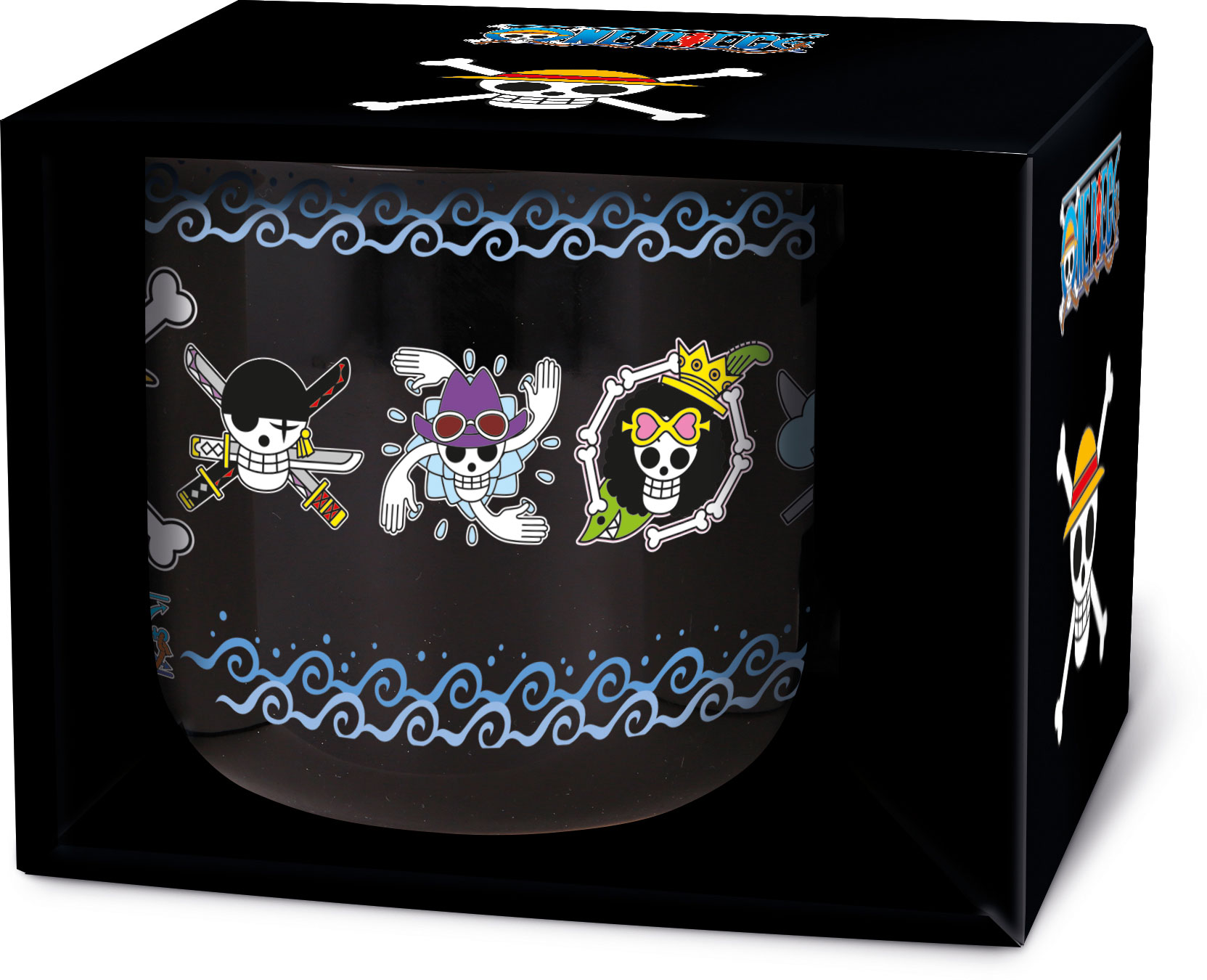 One Piece: Tasse Jolly Roger schwarz