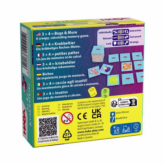 3+4 = Krabbeltier 3+4 = Krabbeltier