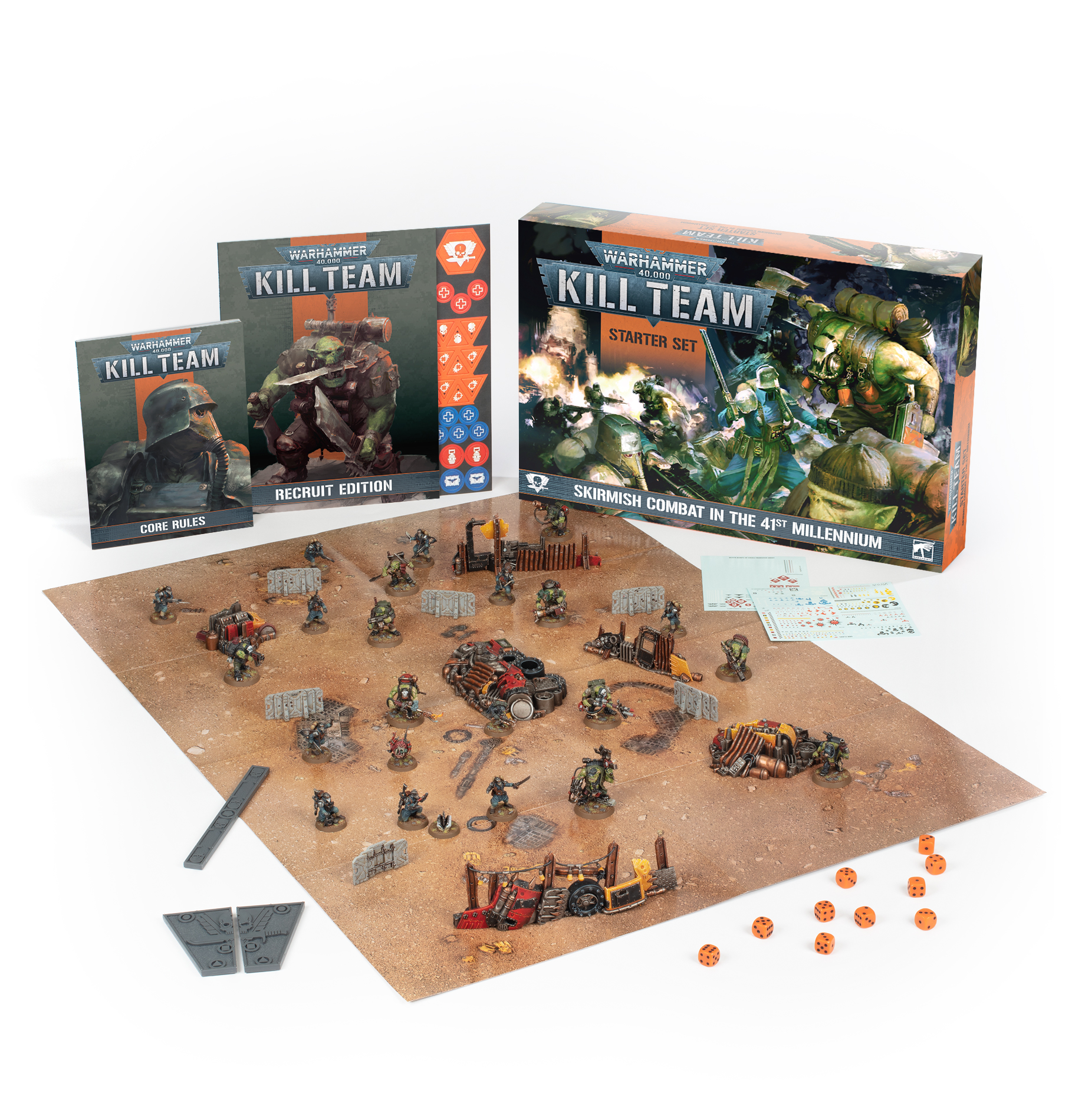 Warhammer 40K: Kill Team - Starter Set 2022 dt. tabletop, miniatures, würfel, brettspiel, set
