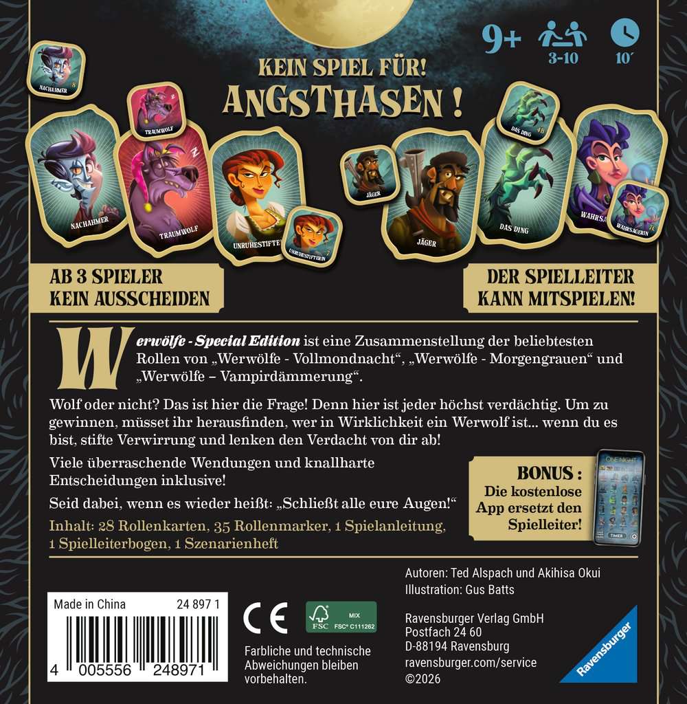 Werwölfe von Düsterwald - Special Edition Werbung, Plakat, Person, Gesicht, Kopf