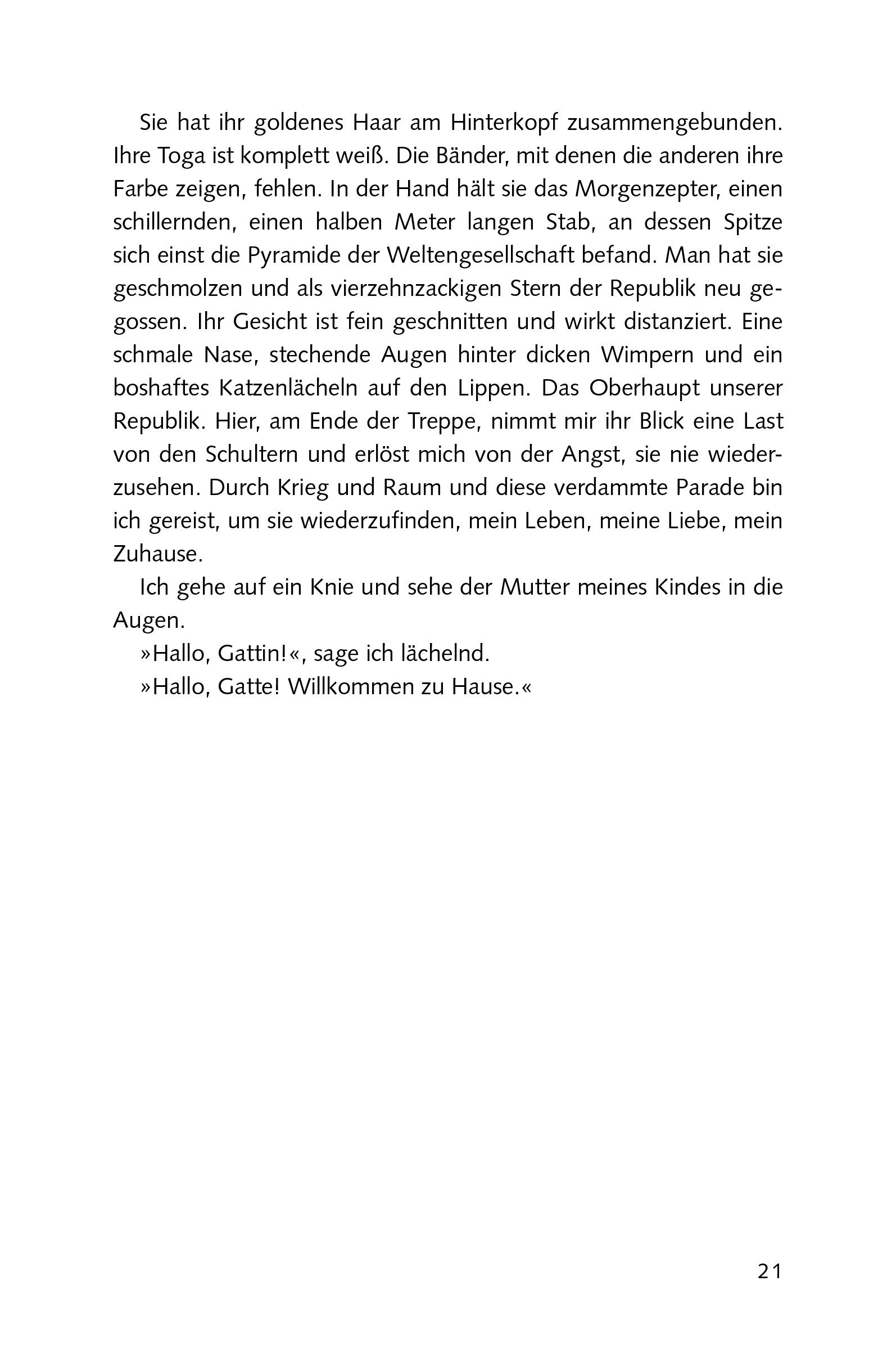 Text, Seite, Deutsch, Buchseite, Seitenzahl 21