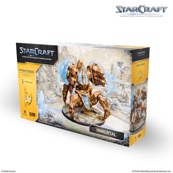 StarCraft, Immortal, Protos, Miniature, Figurine