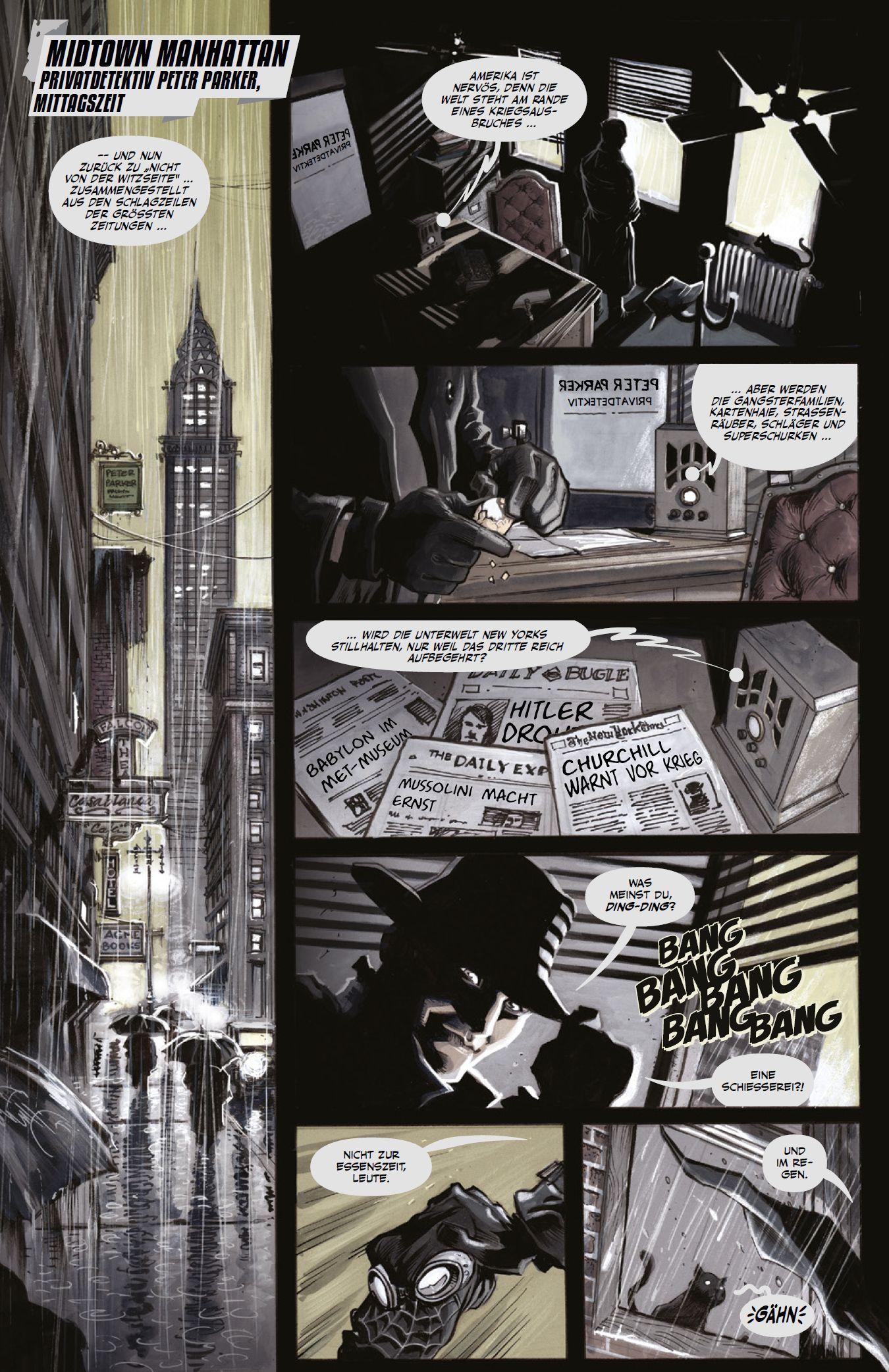comic, panel, city, mystery, gunshot