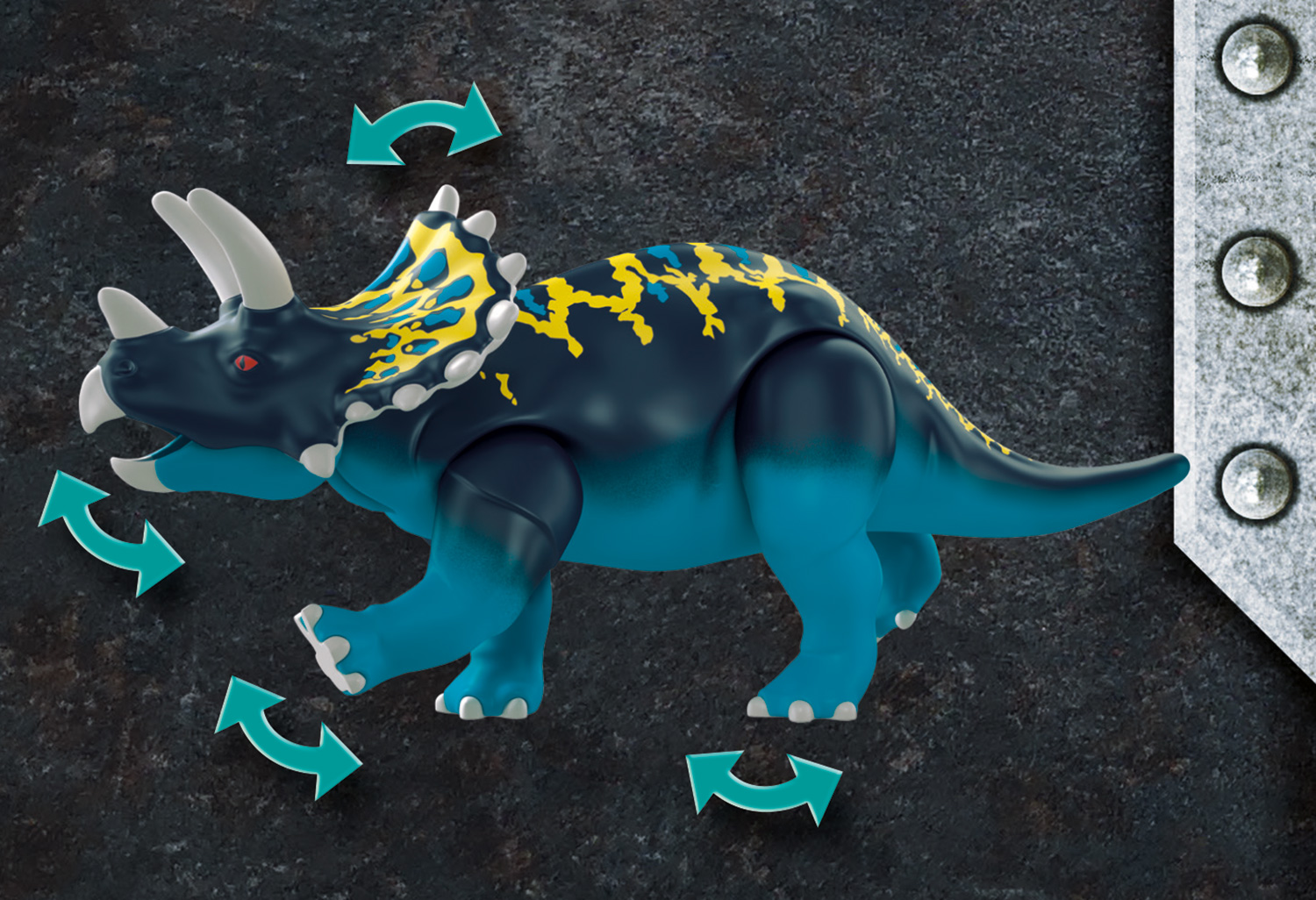 Playmobil: Dino Rise - Triceratops Randale um die legendären Steine