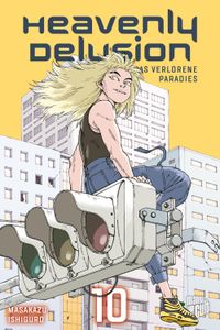 comic, mädchen, stadt, ampel, sneaker