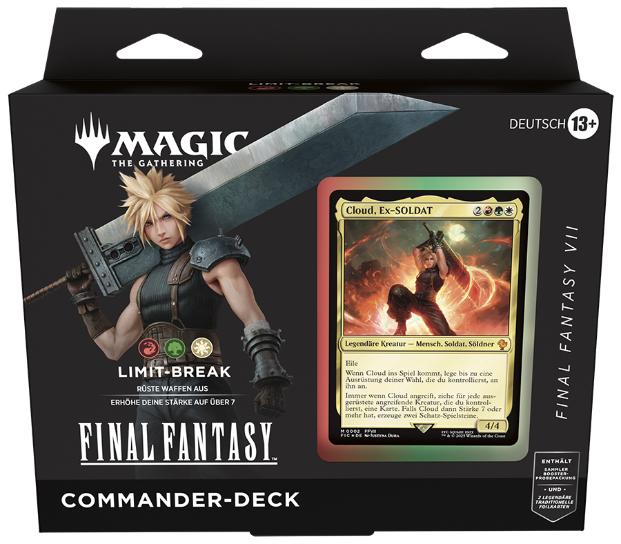 Magic CCG dt.: Final Fantasy Commander Deck "Limit-Break" Magic CCG dt.: Final Fantasy Commander Deck "Limit-Break"