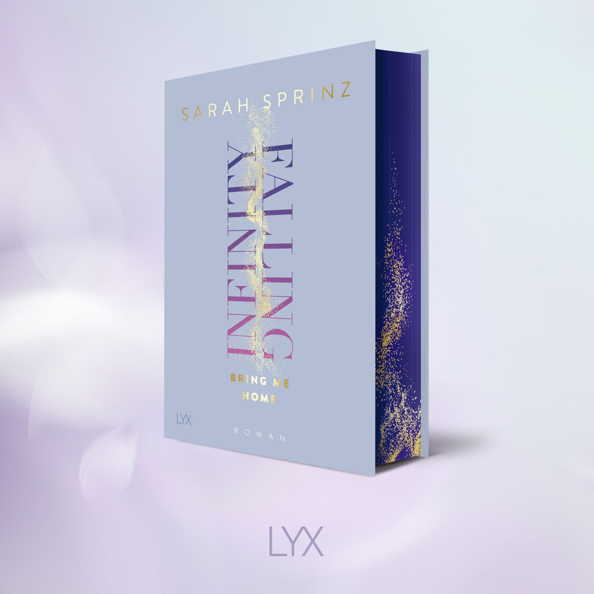 Infinity Falling Bd.3: Bring Me Home Hardcover, Buch, Romantik, Schutzhülle, Blaues Cover