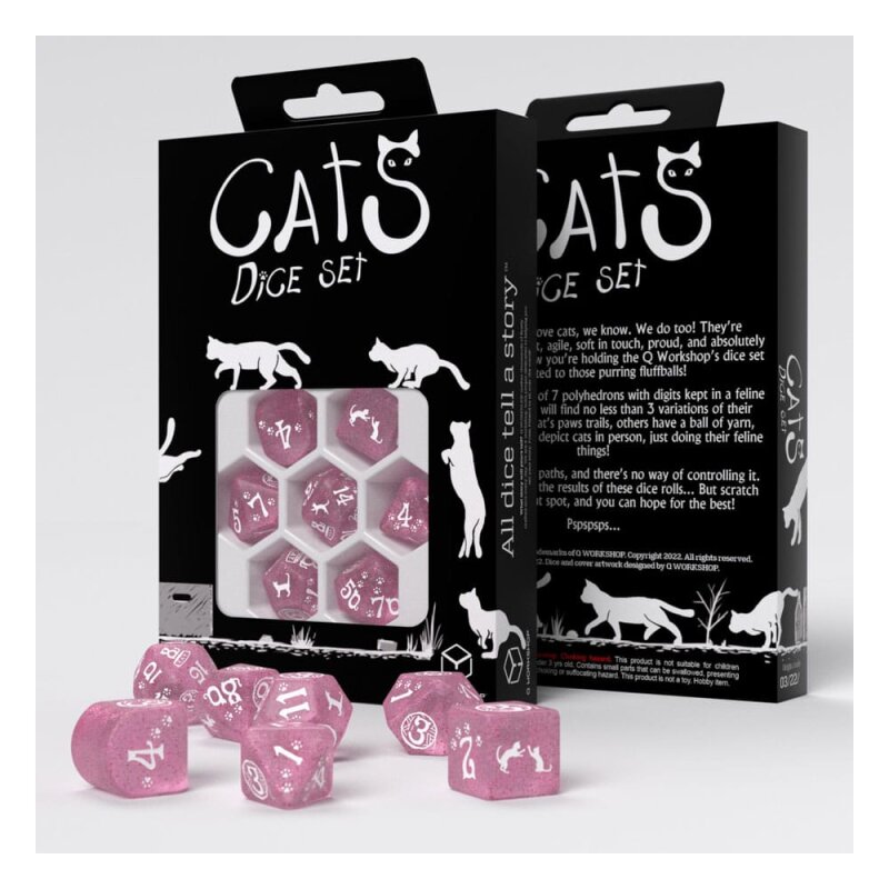 Cats Dice Set: Daisy (7) Cats Dice Set: Daisy (7)