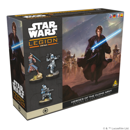 Star Wars: Legion - Heroes of the Clone Army (Helden der Klonarmee) Star Wars, Legion, Figurensatz, Miniaturen, Helden der Klonenarmee