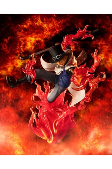 One Piece PVC Statue: Sabo FiguArts Zero Fire Fist Rook Check 19cm