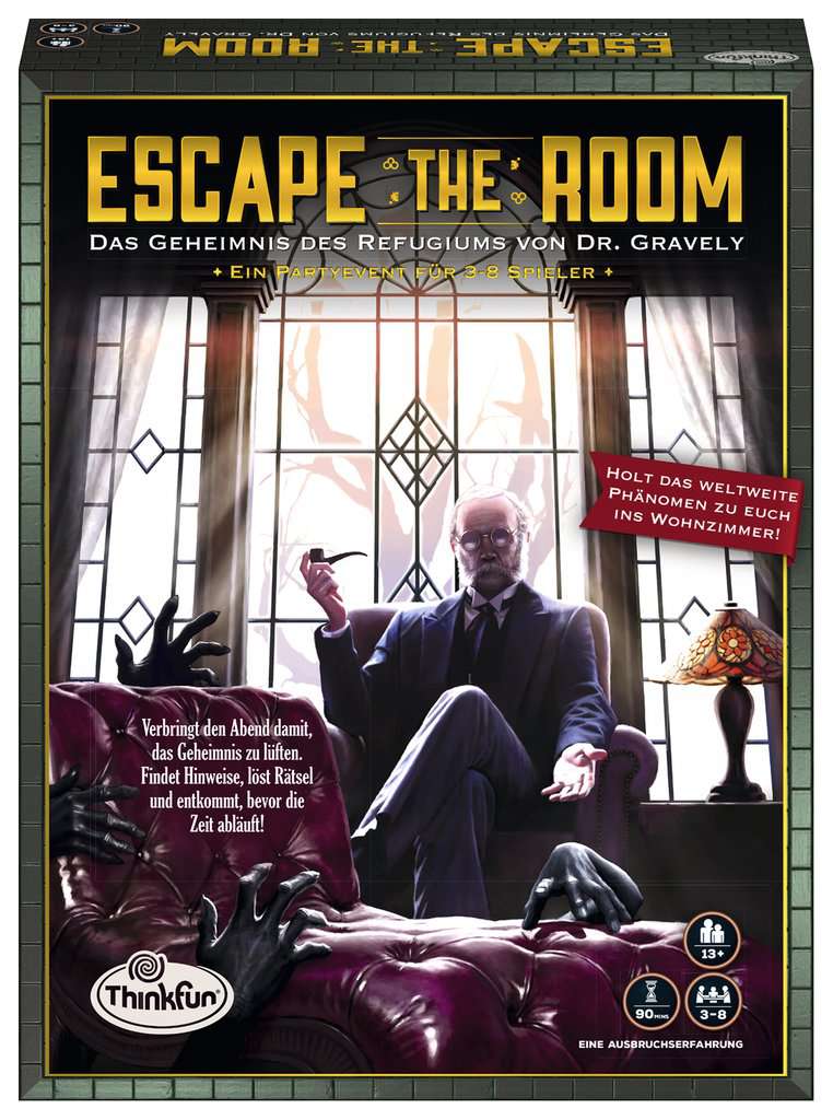 Escape the Room: Das Geheimnis des Refugiums von Dr. Gravely Escape the Room: Das Geheimnis des Refugiums von Dr. Gravely