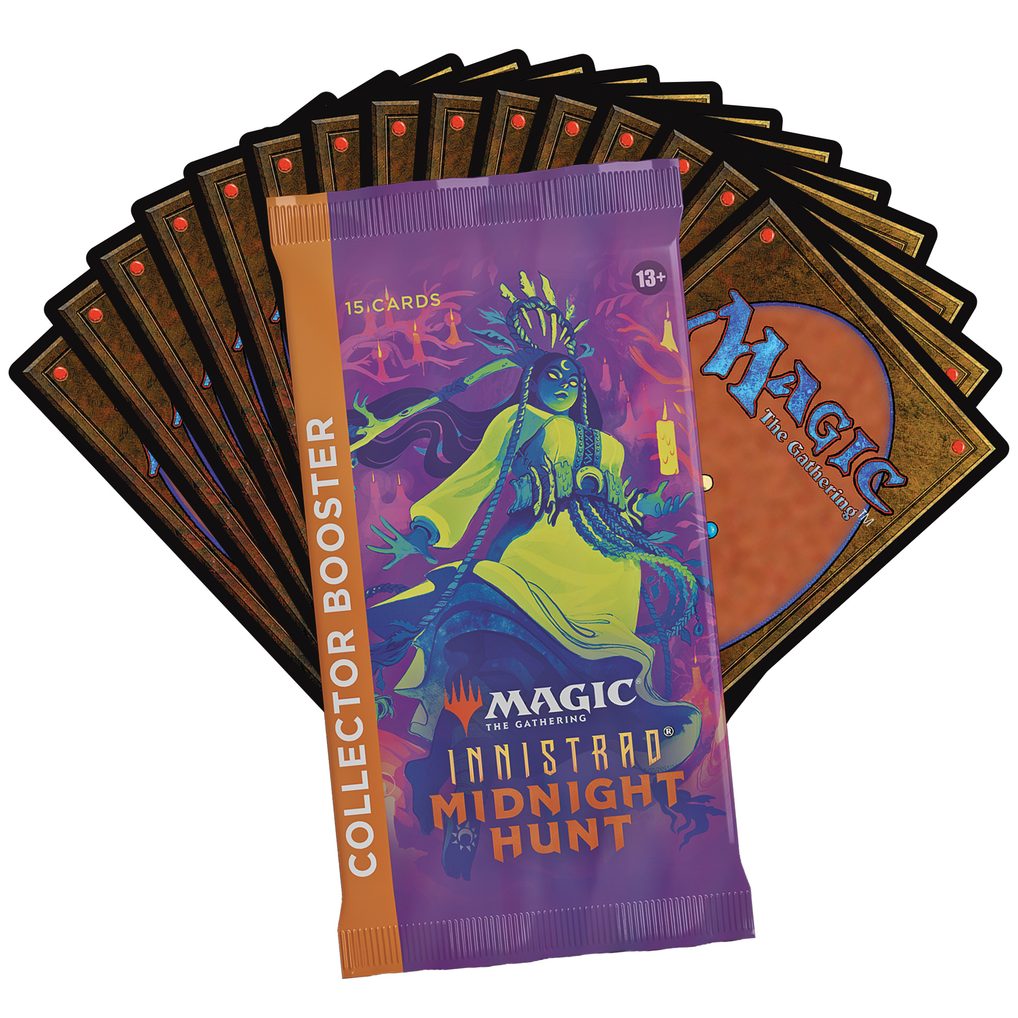 Magic CCG: Innistrad Midnight Hunt Collector Booster Pack Magic CCG: Innistrad Midnight Hunt Collector Booster Pack