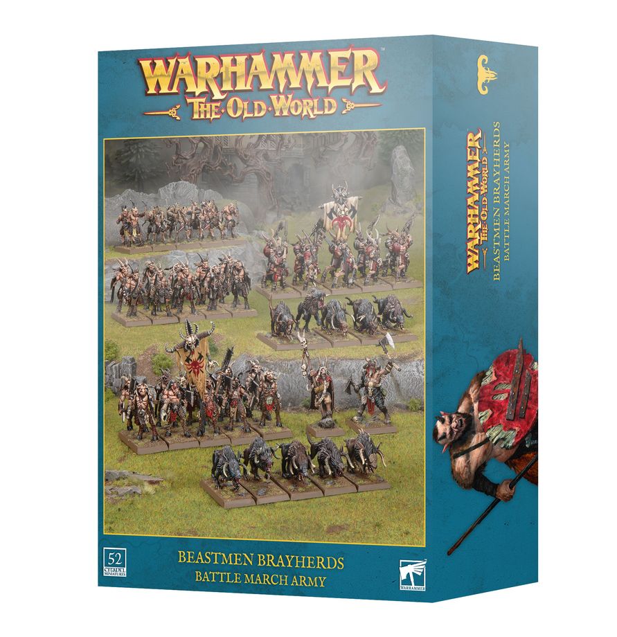 Miniaturfiguren, Beastmen, Brayherds, Battle Marcharmee, Armee