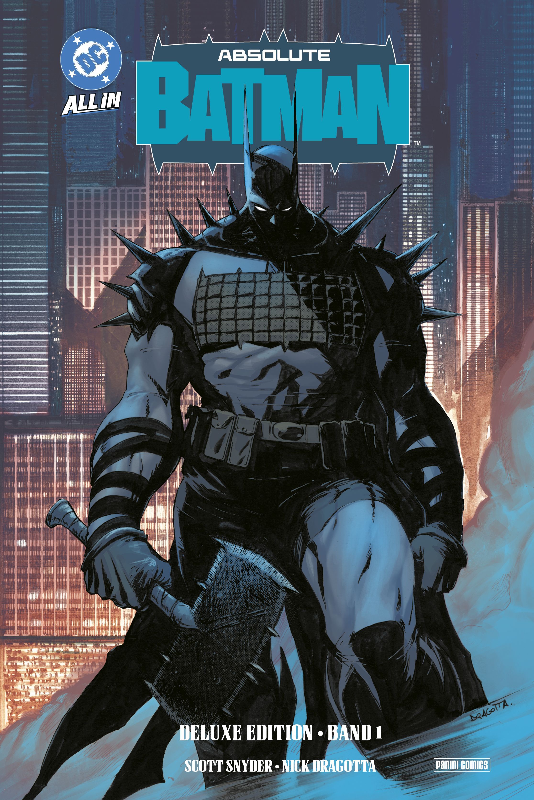 Absolute Batman Bd. 1 DLX HC Batman, Nachtwächter, Hood, Fledermausanzug, Schwert