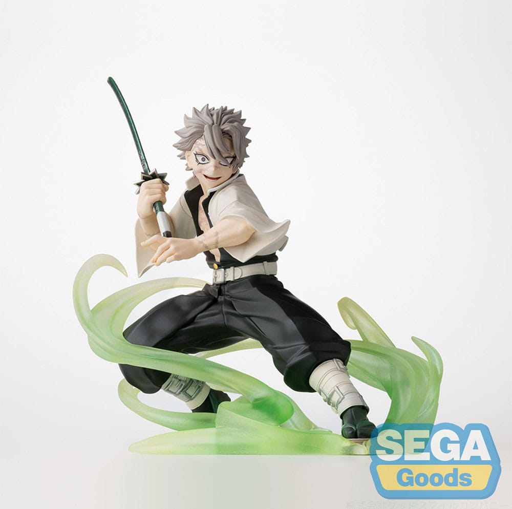 Demon Slayer PVC Statue: Sanemi Shinazugawa Hashira Training Arc Xross Link 11cm Figur, Säbel, Schwert, Harnisch, Kampf