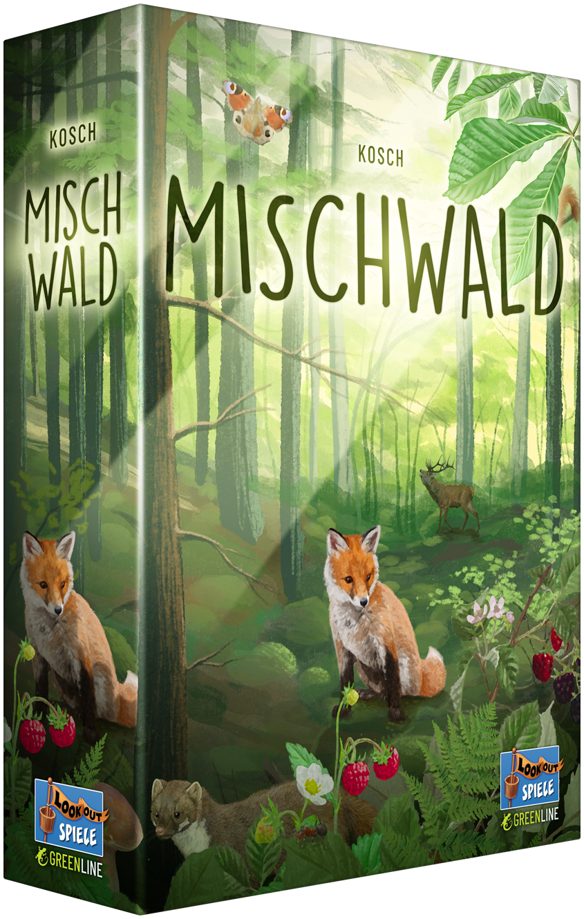 Wald, Fuchs, Hase, Waldszene, Kartenspiel