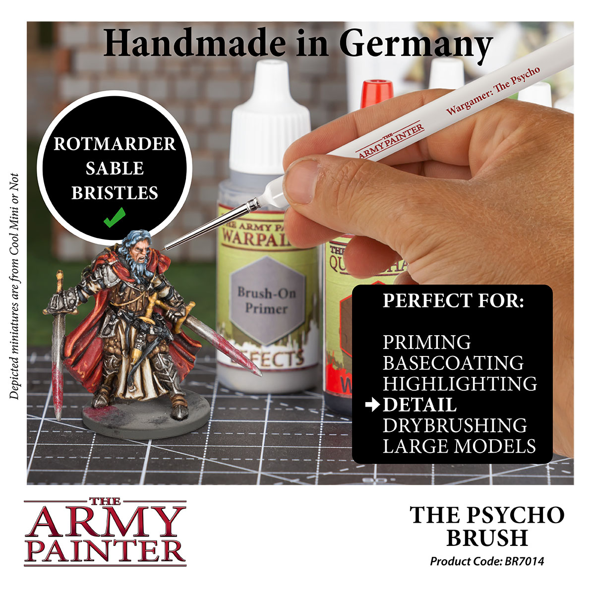 Army Painter: Pinsel - Wargamer the Psycho Army Painter: Pinsel - Wargamer the Psycho