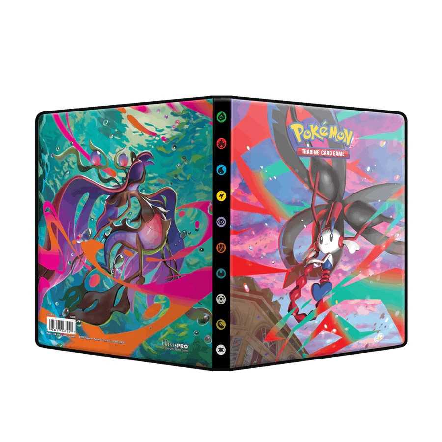 Trading card binder, Pokemon art, Binder cover, Colorful design, Spiral-bound