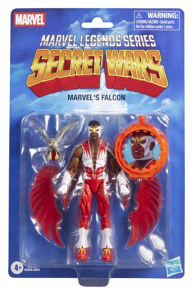 Aktionsfigur, Marvel-Figur, Secret Wars, Falcon, Flügelzubehör