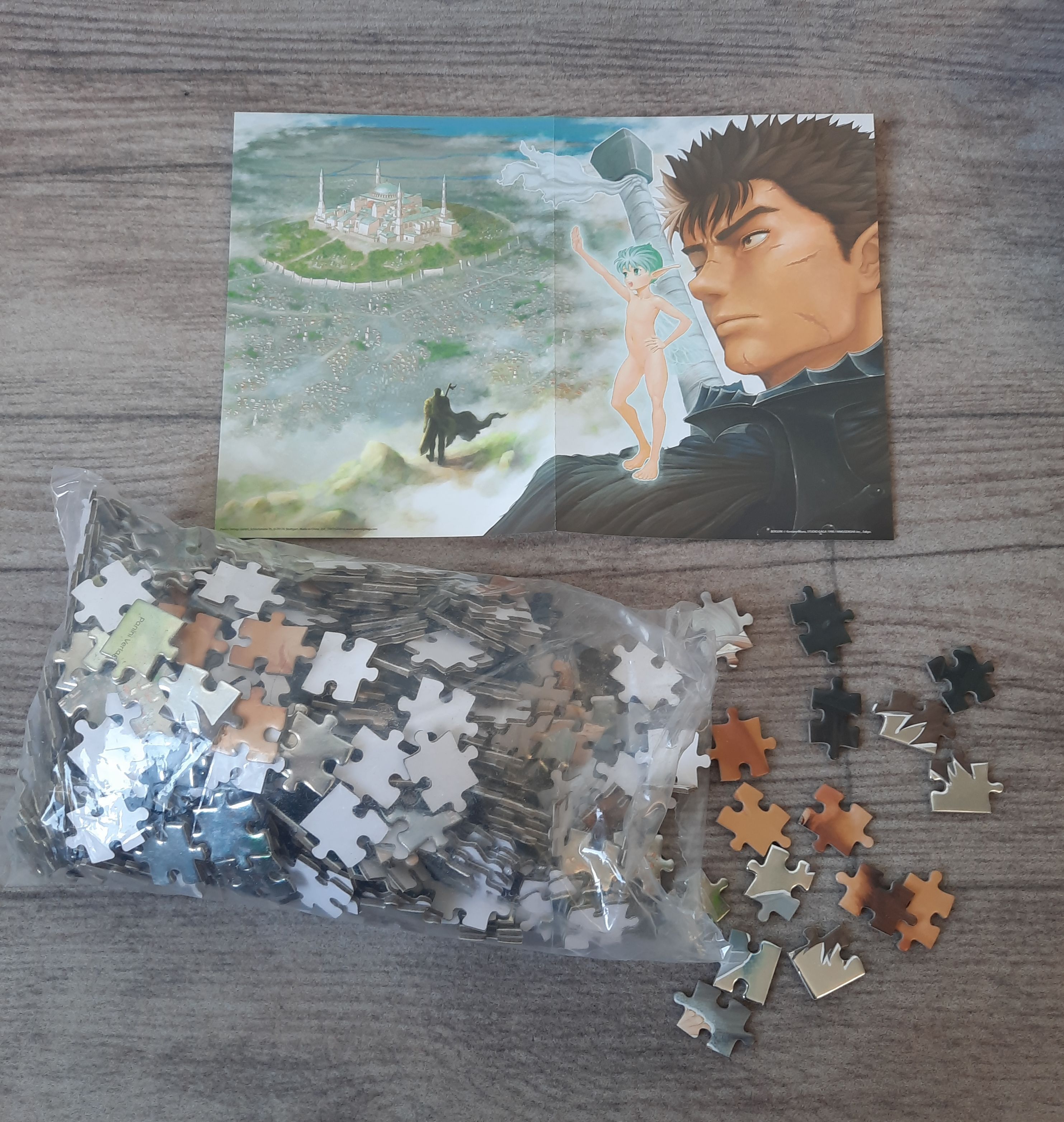 Puzzle pieces, Jigsaw puzzle, Mini figures, Poster artwork, Mix colors