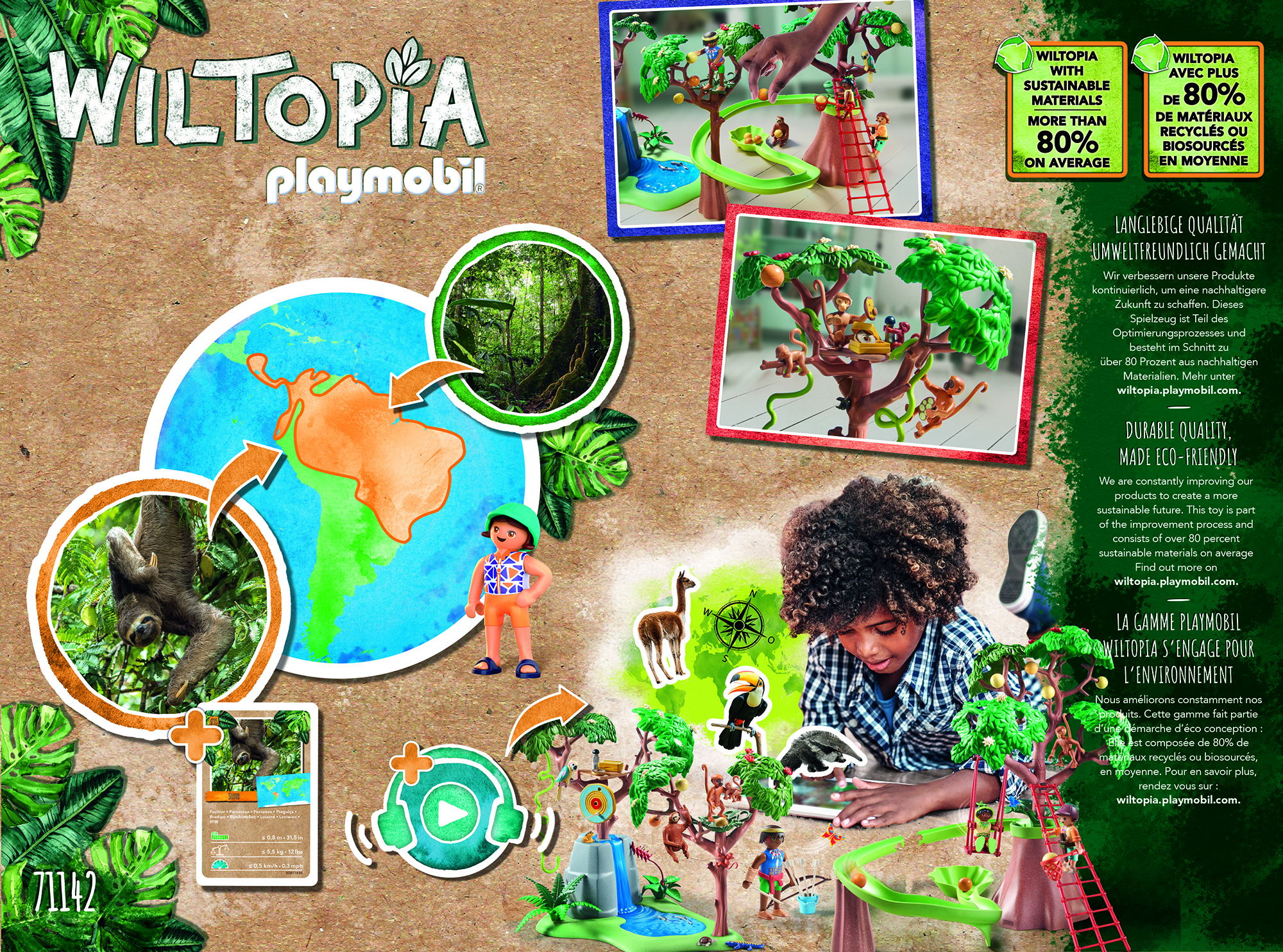 Playmobil: Wiltopia - Tropischer Dschungel-Spielplatz