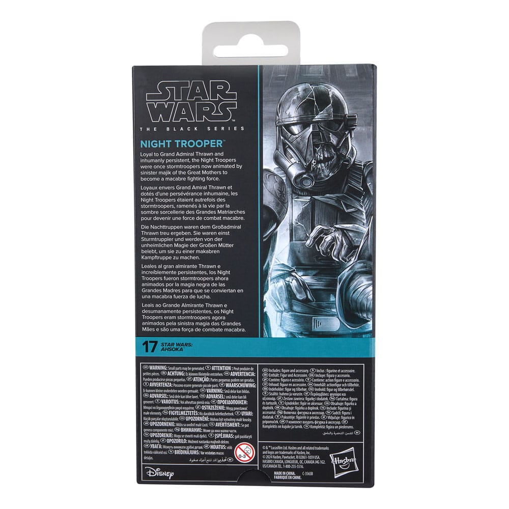 Star Wars AF: Black Series Night Trooper 15cm Werbung, Plakat, Helm, Person