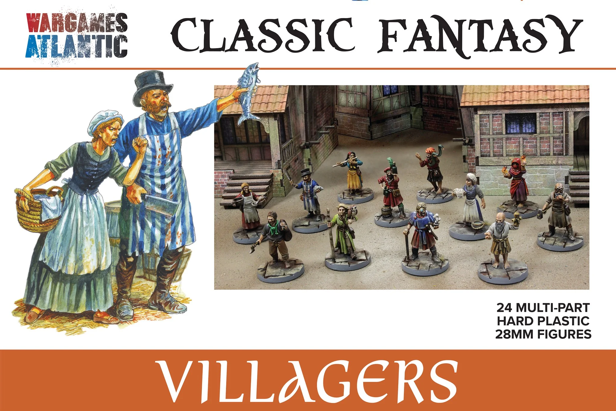 Wargames Atlantic: Classic Fantasy - Villagers