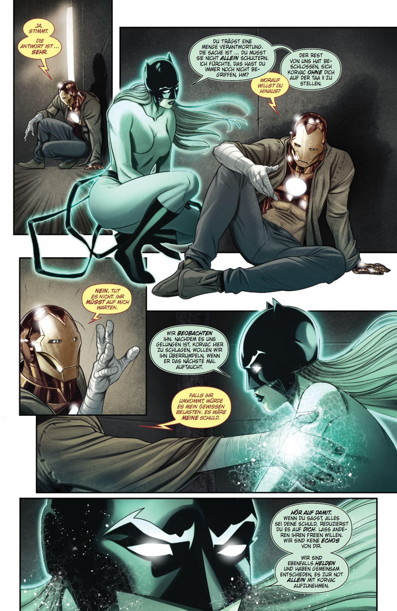 Batman, Comic, Panel, Held, Aura