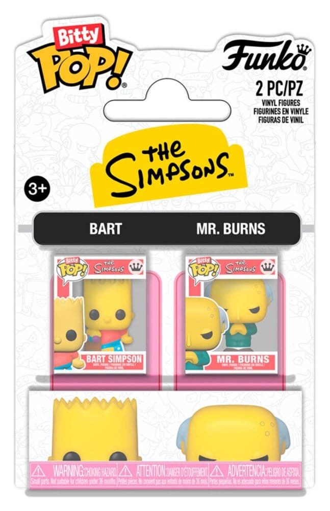 Die Simpsons, Bart, Mr. Burns, Vinylfigur, 2er Set