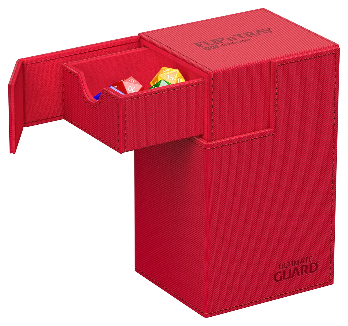 Ultimate Guard: Deckbox Flip'n'Tray 80+ Monocolor Rot Ultimate Guard: Deckbox Flip'n'Tray 80+ Monocolor Rot
