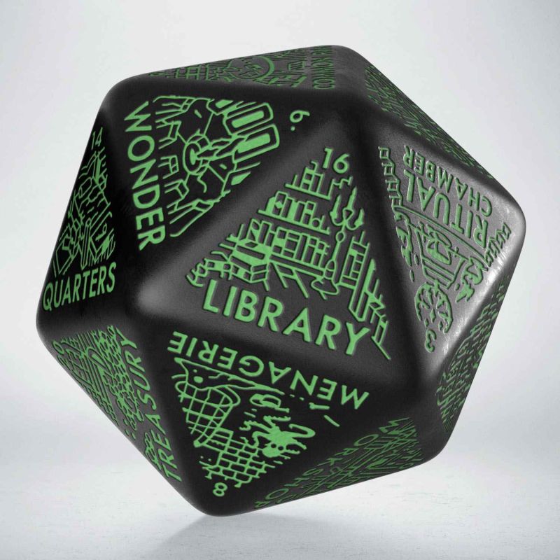 würfel, würfelspiel, Würfel mit Muster, LIBRARY, grüner Druck