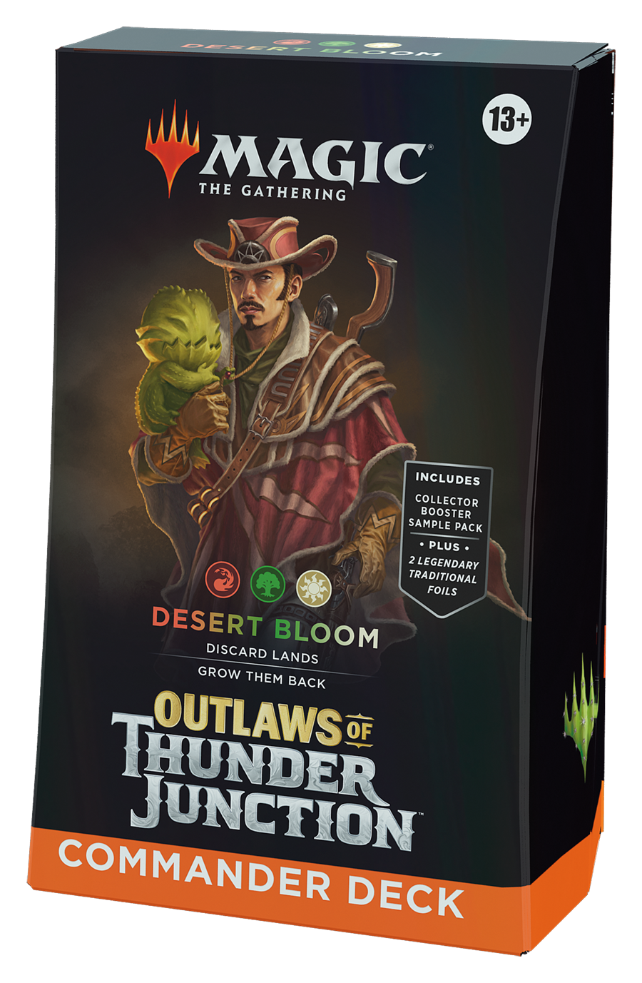 Magic CCG: Outlaws of Thunder Junction Commander Deck "Desert Bloom"
