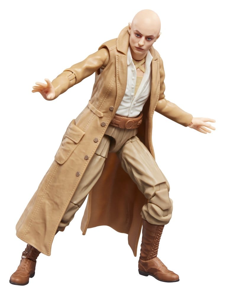 Figur, Actionfigur, Beiger Mantel, Gürtelmantel, Stiefel