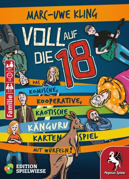 Voll auf die 18 – Das Känguru-Kartenspiel (Edition Spielwiese) Voll auf die 18 – Das Känguru-Kartenspiel (Edition Spielwiese)