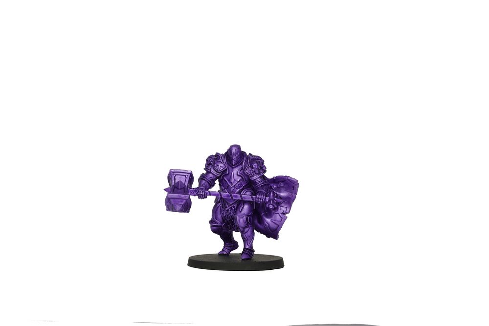 Vallejo TM: Shade - Celestial Violet Miniatur, Figur, Hammer, Krieger, Lila