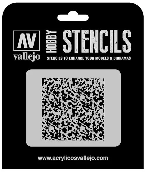 Vallejo Hobby Stencils: Weathered Paint 1/72 Markings