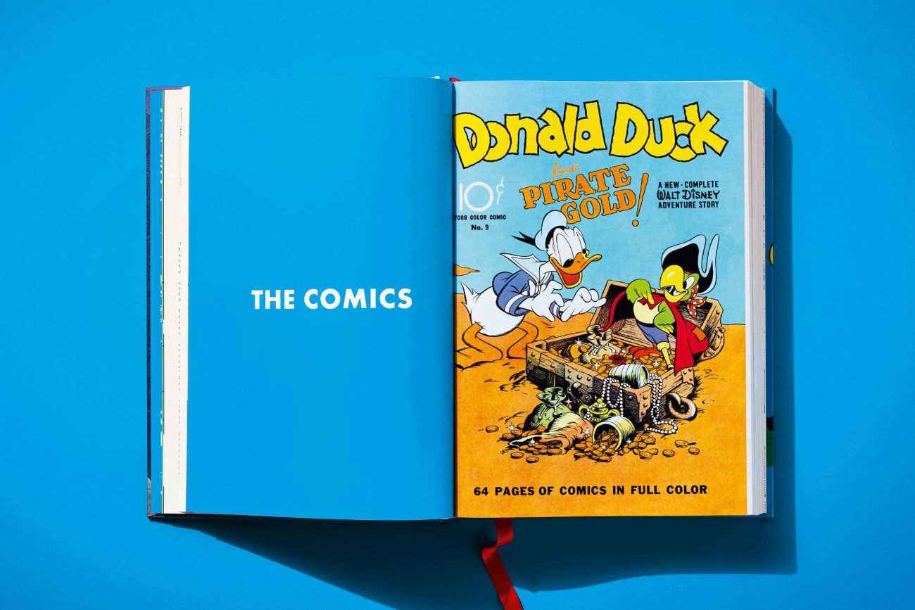 Comicbuch, Donald Duck, blauer Einband, Vollfarbe, Kiosk-Comic