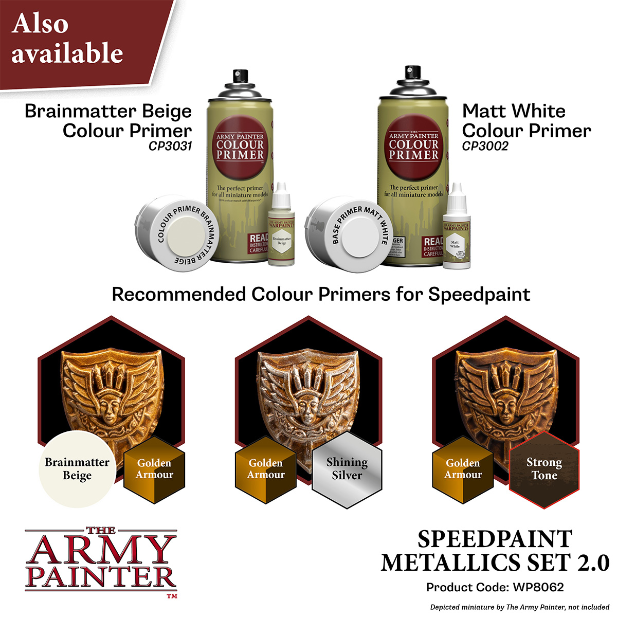 Army Painter: Speedpaint Metallics Set 2.0 Army Painter: Speedpaint Metallics Set 2.0
