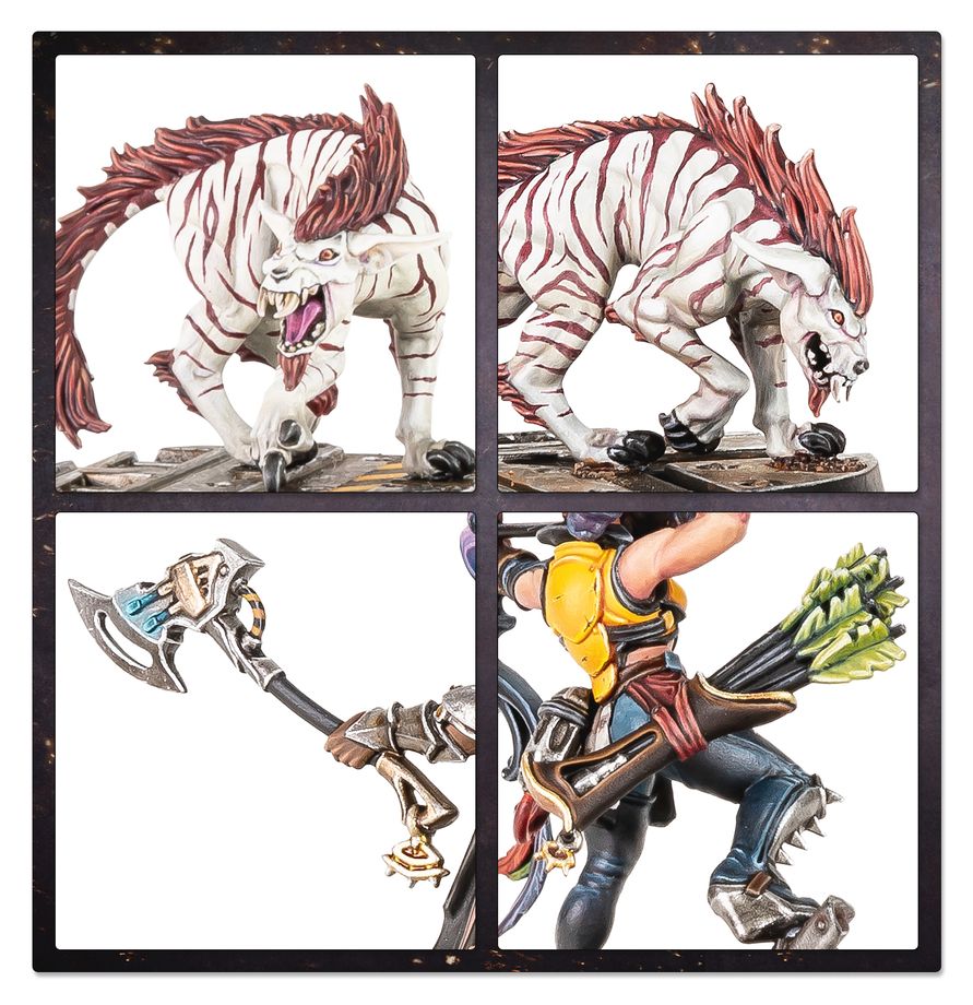 wyrmling, dragon miniature, twin dragon, axe, hero figure