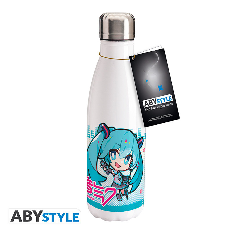 Hatsune Miku: Trinkflasche Cryptonloid weiß