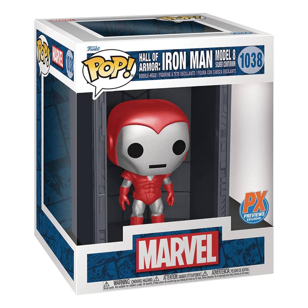 Marvel: POP Iron Man Hall of Armor Model 8 SIlver Centurion (1038) Marvel: POP Iron Man Hall of Armor Model 8 SIlver Centurion (1038)
