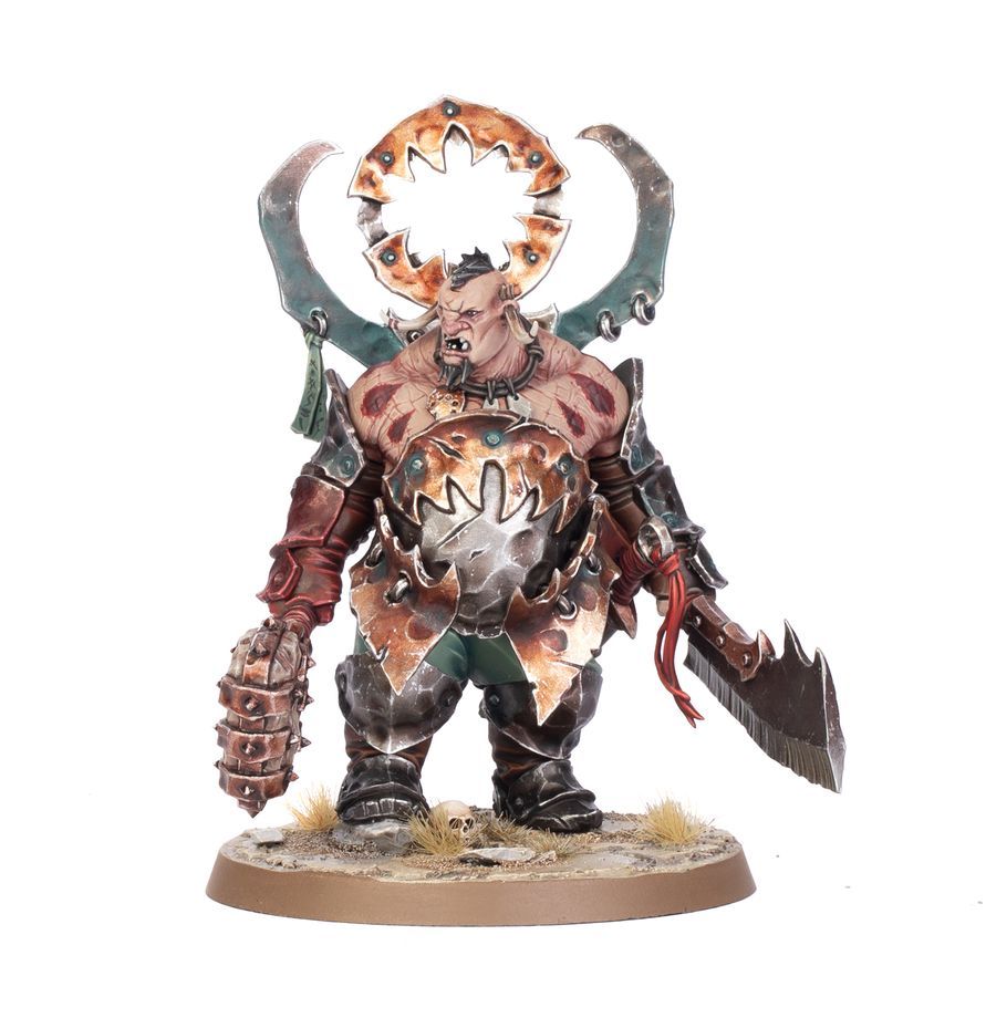 Age of Sigmar: Ogor Mawtribes - Tyrant (MO) Miniatur, Figur, Krieger, Rüstung, Dämon
