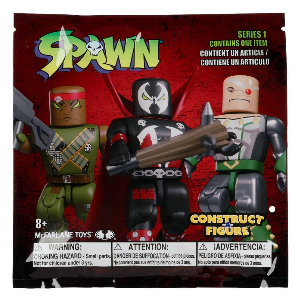 Spawn: Blind Bag Construct-A-Figure 5cm Spielzeug, Constructa Figur, Aktionsfigur, Mini-Figuren, Figurenset