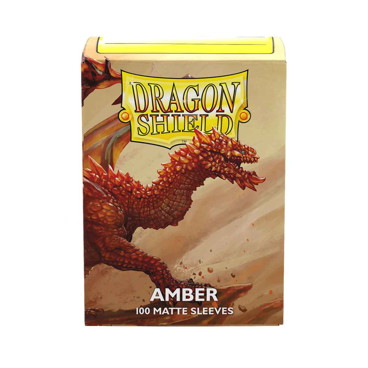 Dragon Shield - Matte Amber (100)
